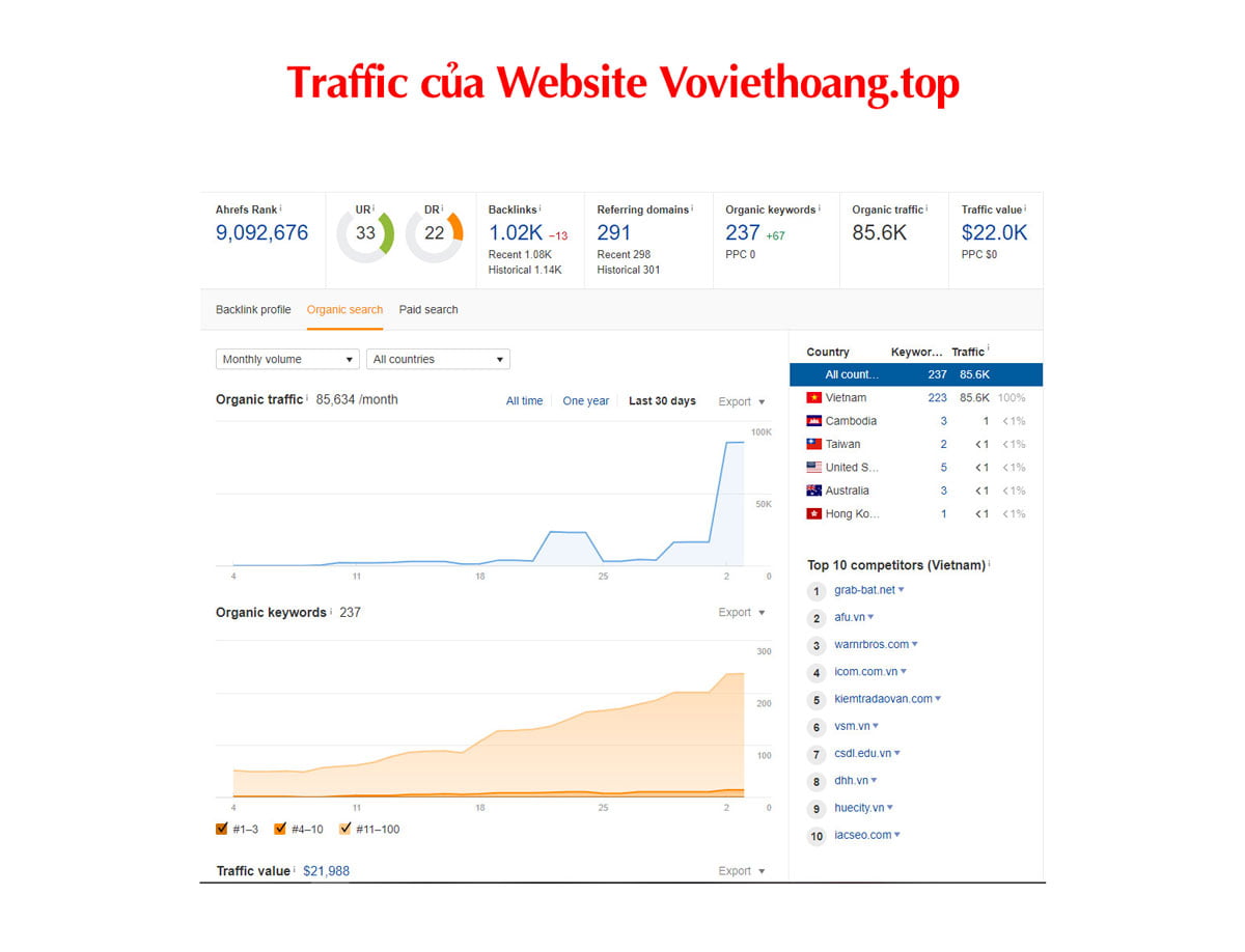 Bí quyết tăng Traffic cho Website hiệu quả